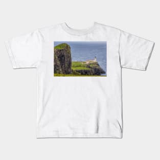 Neist Point lighthouse Kids T-Shirt